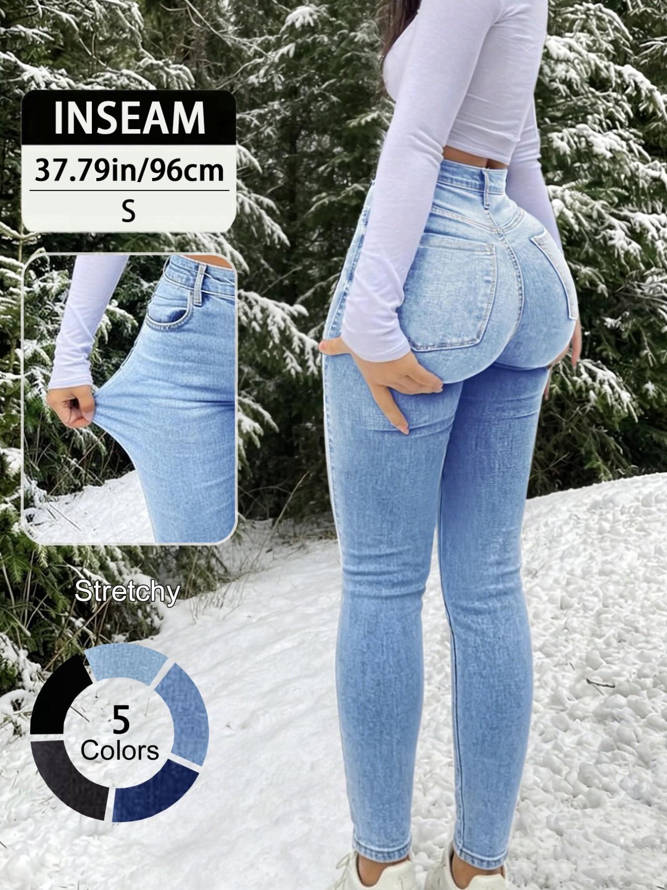 Elegant High Waist Long Skinny Denim Jeans for Women, Womenswear, Versatile Four Seasons Wear, Slimming Fit, Stylish Chic Casual Pants, Trouser, Basic, Denim Skinnies, Light Wash Jeans Elegant High Waist Long Skinny Denim Jeans for Women, Womenswear, Versatile Four Seasons Wear, Slimming Fit, Stylish Chic Casual Pants, Trouser, Basic, Denim Skinnies, Light Wash Jeans