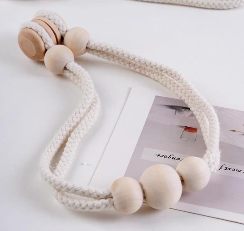 Inovaday 2pc curtain tieback, binding ropes, binding straps,magnetic decorative simple gauze curtain fixed binding Tieback