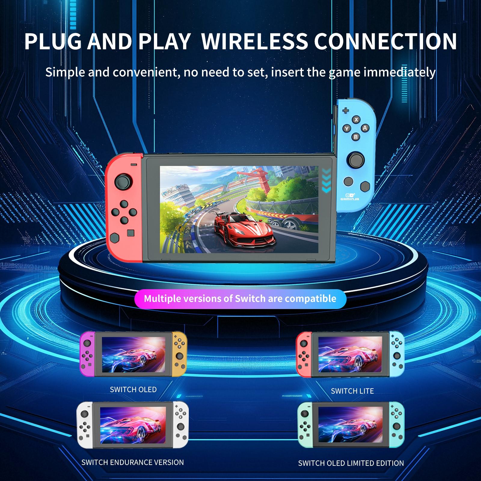 Gaminja Wireless Controller Adapter for Switch, Compatible with Nintendo Switch Joy-con with light, Laptop Video Dance Game Accessories Game Handle, Console Accessories