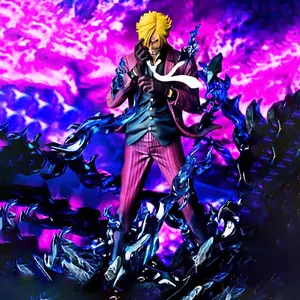 25cm/9.8in Anime One Piece Figure Sanji Action Figure Collectible Model Statue Toy Gift