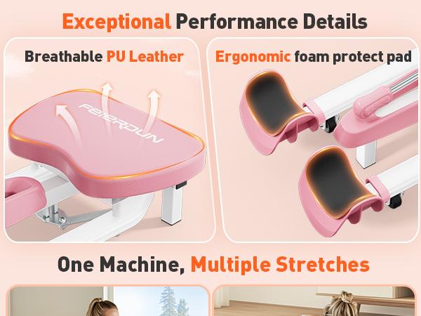 Split Machine for Flexibility,Leg Stretcher Machine for Home Gym,Perfect for Ballet, Cheerleading Dance, Gymnastics and Other Sports Springtok Outdoorfun exercise equipment