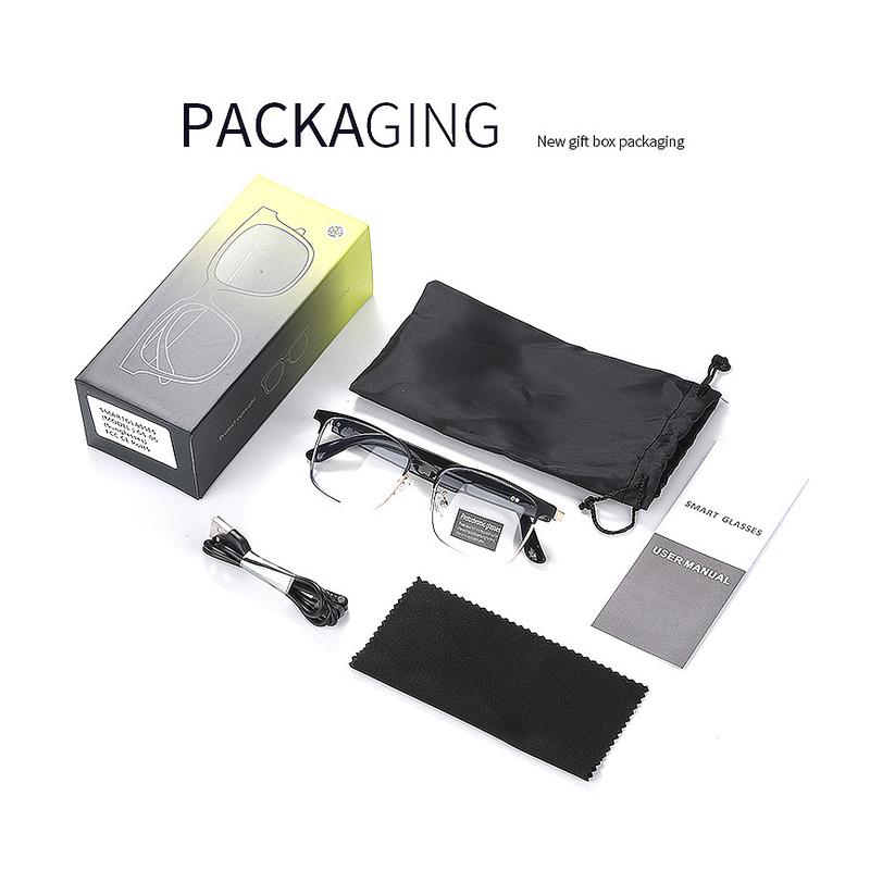 AI translation smart glasses, 160+language simultaneous interpretation, automatic dyeing polarized lenses, intelligent noise cancelling speaker, lossless microphone, book reading, business occasions, Universal King, 2026 new gift