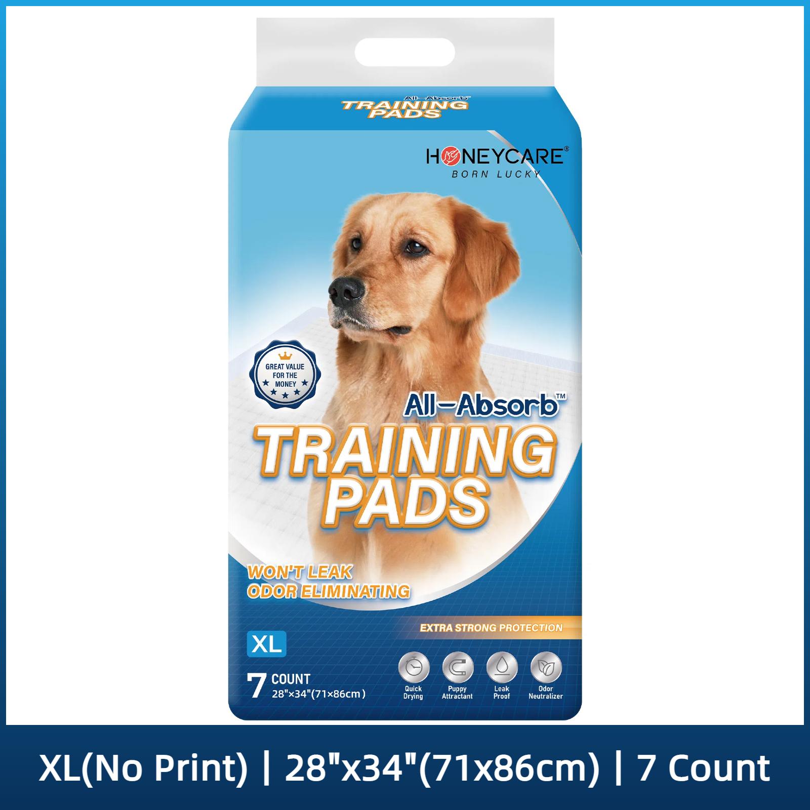 [S]HONEYCARE : All-Absorb Gigantic Dog and Puppy Training Pads, Incontinence Training Pads, Pee Pads