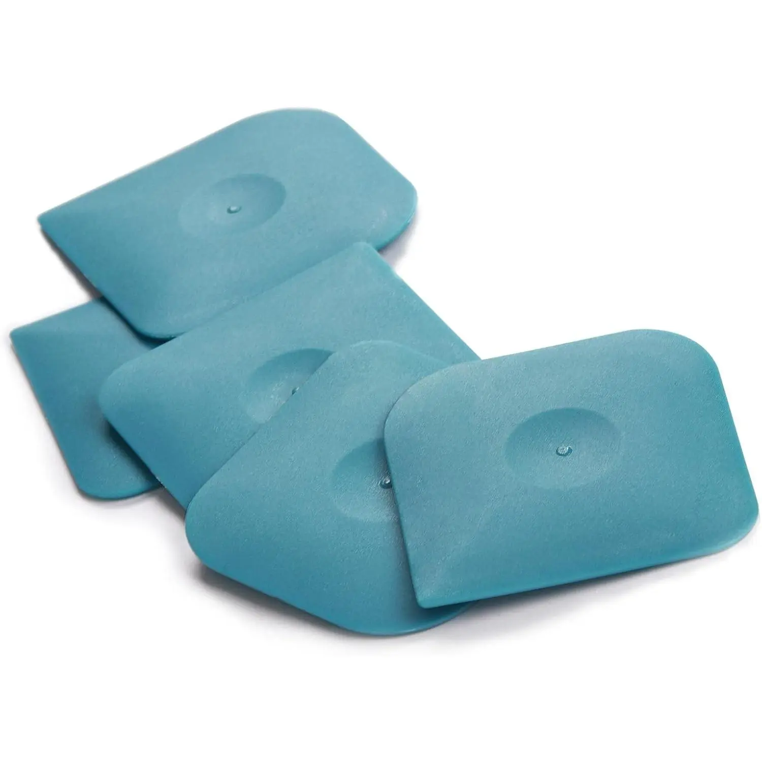 Premium Kitchen Pan Scraper Dish Scraper Tool, 5 Pack Plastic Pot Scraper Food Scraper Nylon Scraper, Non-Scratch Cast Iron Scraper Plastic Scraper Tool for Pan Pot Skillet Dish Burnt Food Cleaning