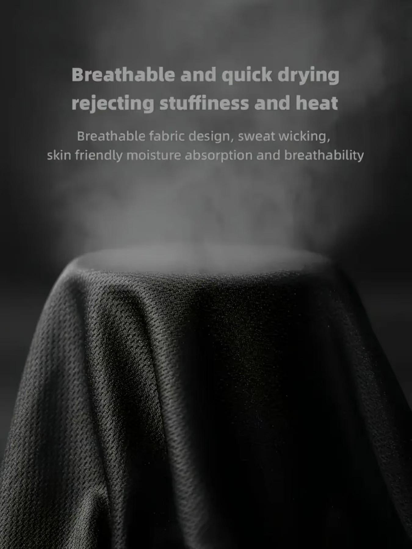 3pcs Men's Casual Tank Tops, Breathable Polyester Round Neck, Summer Outdoor Activities, Dark Style Fitness Set