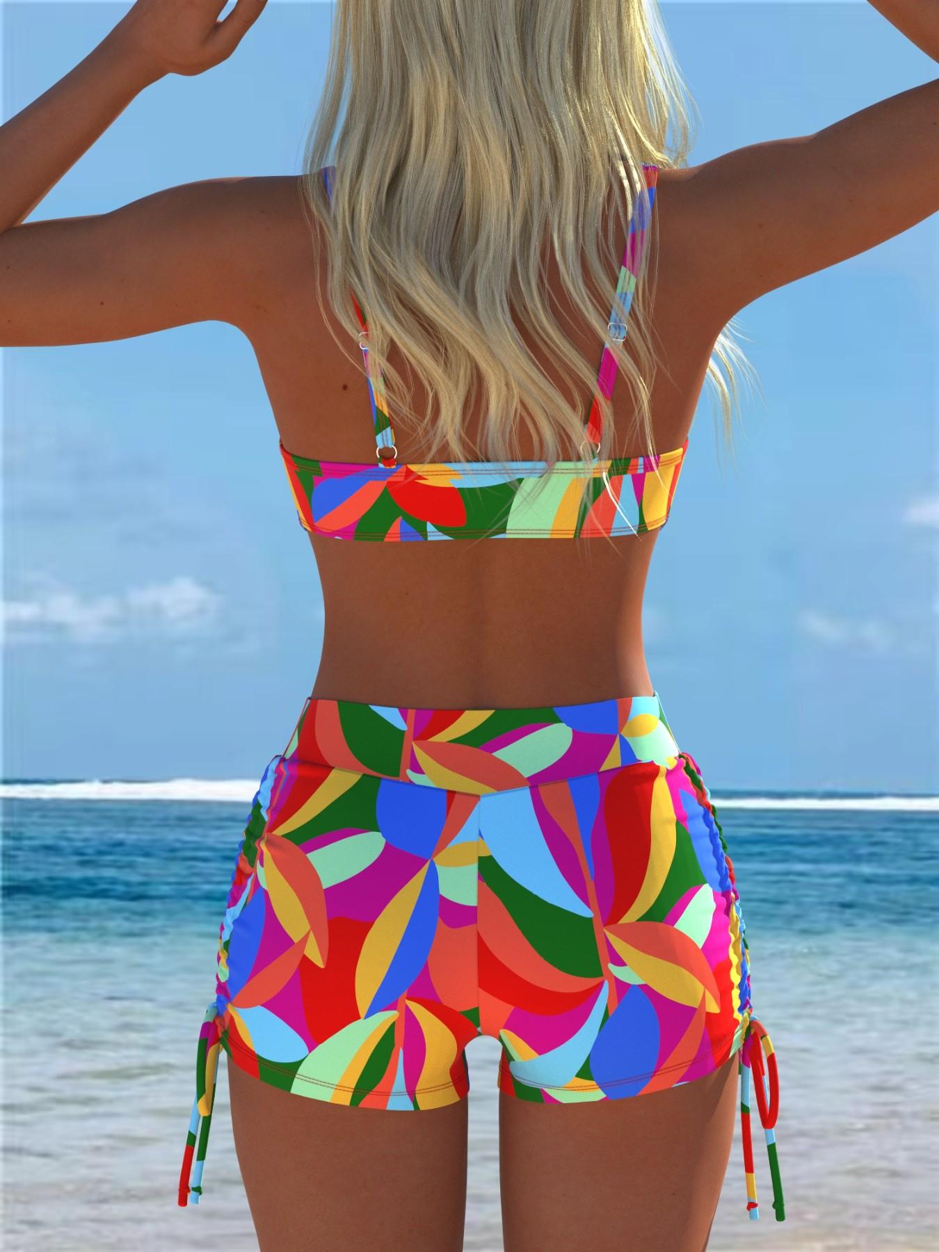 Women's Fashion Split Bikini, Stylish Two-Piece Swimsuit, Perfect for Beach & Pool, Trendy Summer Swimwear, Comfortable & Chic Design