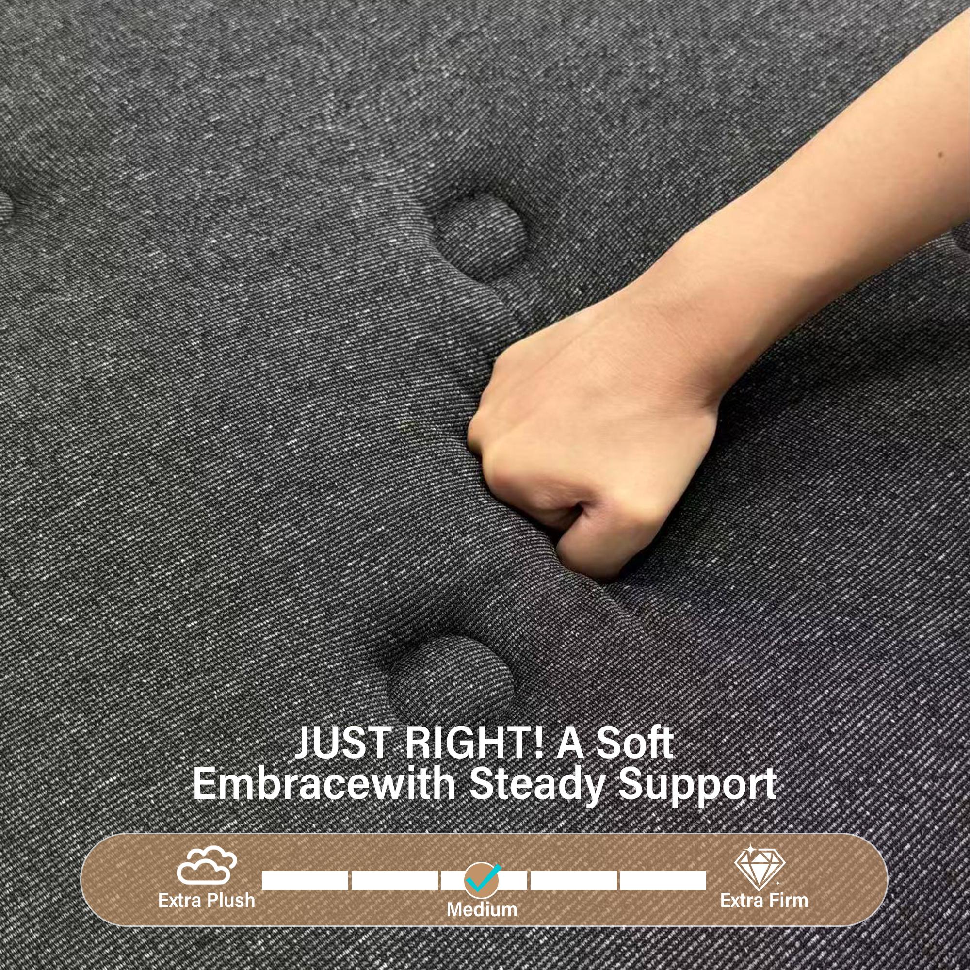 BOMASS 12" 14" Twin Full Queen King Size Mattress Gel Memory Foam Individual Pocket Spring Hybrid Black Mattresses Medium Firm Pressure Relief Bed In box BOMASS 12" 14" Twin Full Queen King Size Mattress Gel Memory Foam Individual Pocket Spring Hybrid Black Mattresses Medium Firm Pressure Relief Bed In box