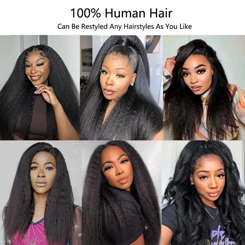 NEW IN 360 Full Lace Frontal Human Hair Wigs 30 32 Inch For Women Brazilian Body Wave Transparent Lace Front Pre Plucked Ponytail Hairstyle Bala Mat Scrunchie Natural Black Beaded