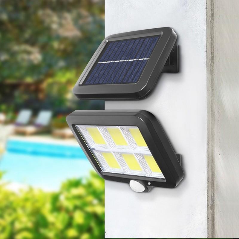 1pc Solar Light 6cob LED, Motion Sensor Outdoor Security Lamp, Waterproof Decking & Patio Light, Ideal for Garden, Fence, Pathway