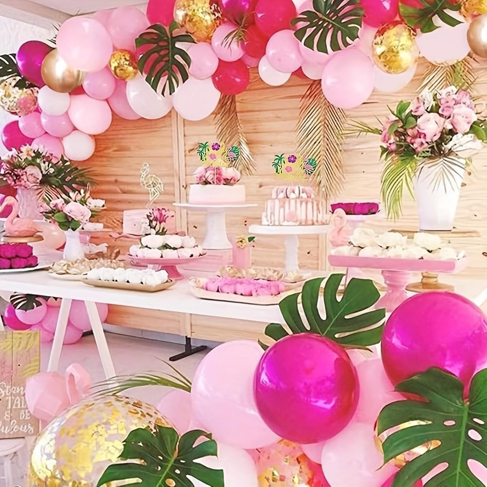 1 flamingo-themed birthday party cake decoration