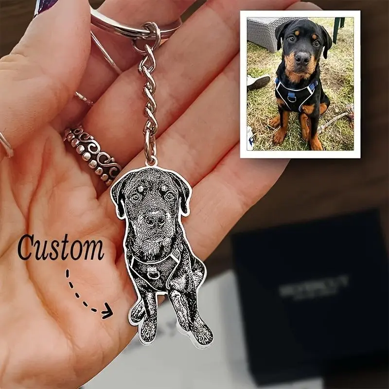 Personalized Pet Portrait Necklace, Pet Enthusiast Pendant, Real Animal Design, High-Quality Carved Emotional Shopper Gift