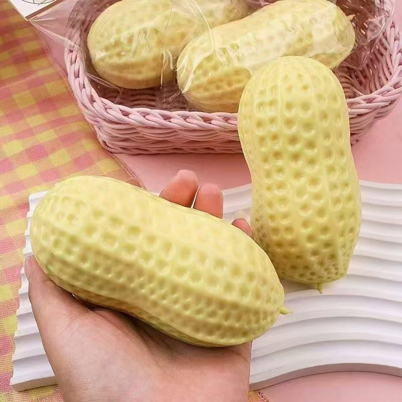 Large Peanut Squishy Stress Relief Toy, Stress Relieving Tool, Slow Rebound Soft Gel, Big Mud Feel, Tpr Material, Perfect for Relaxation and Anger Release