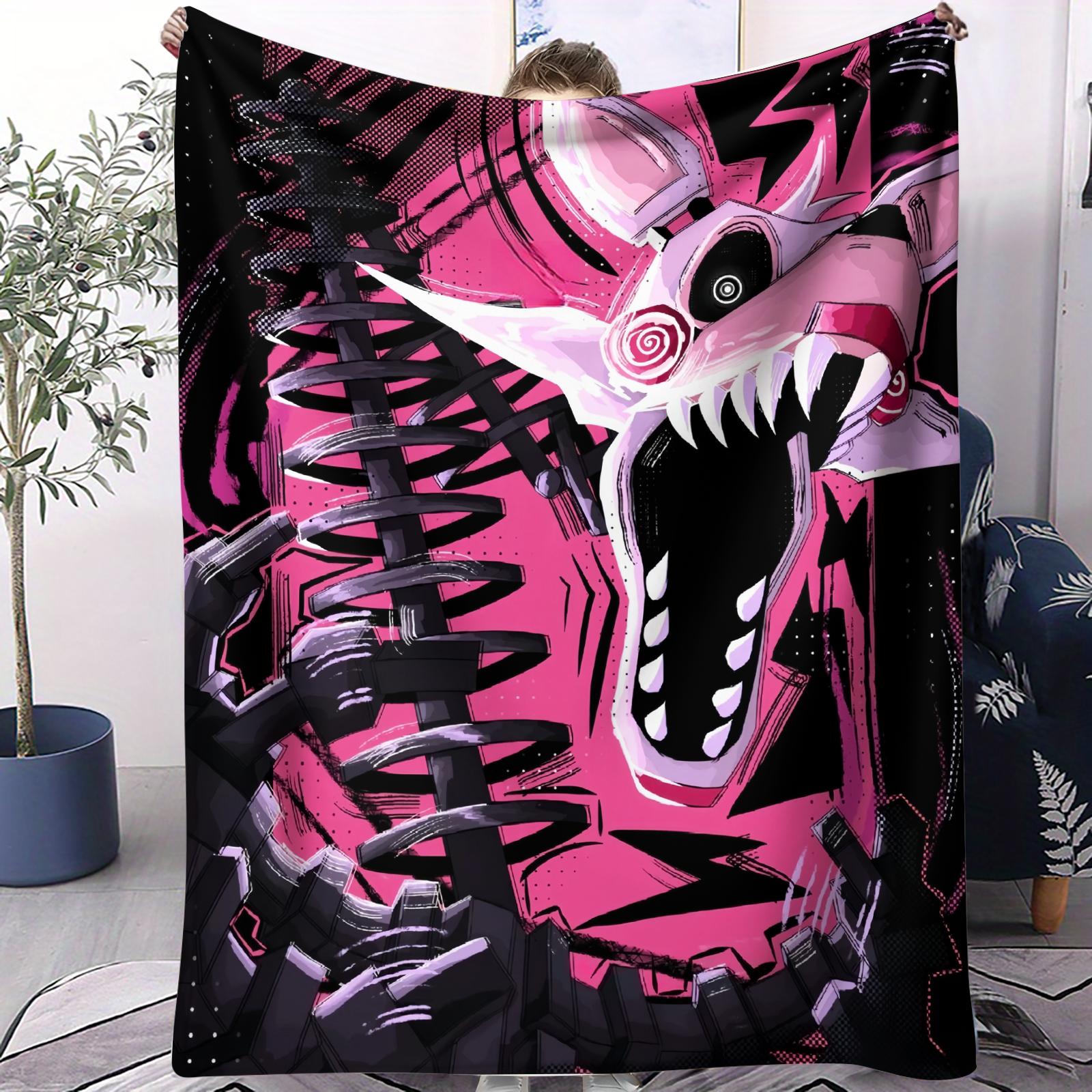 Five Nights at Freddy's Pattern Throw Blanket for All Seasons, Ideal for Bed Sofa Car Room Decor, Perfect Gift Idea, Patterned Blanket