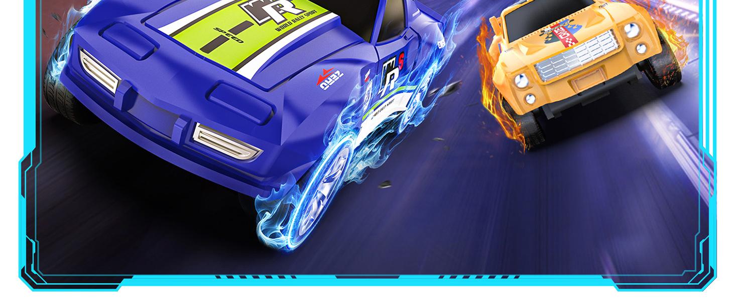 Slot Car Race Track Sets with 4 Slot Cars Electric Race Car Track Include Slope Circular Overpass Track Dual Racing Game Featuring Flash Bridge and Pendulum Gifts Toys for Boys Kids  Fathersdaygift Speed Checkpoint Outdoorfun Fun