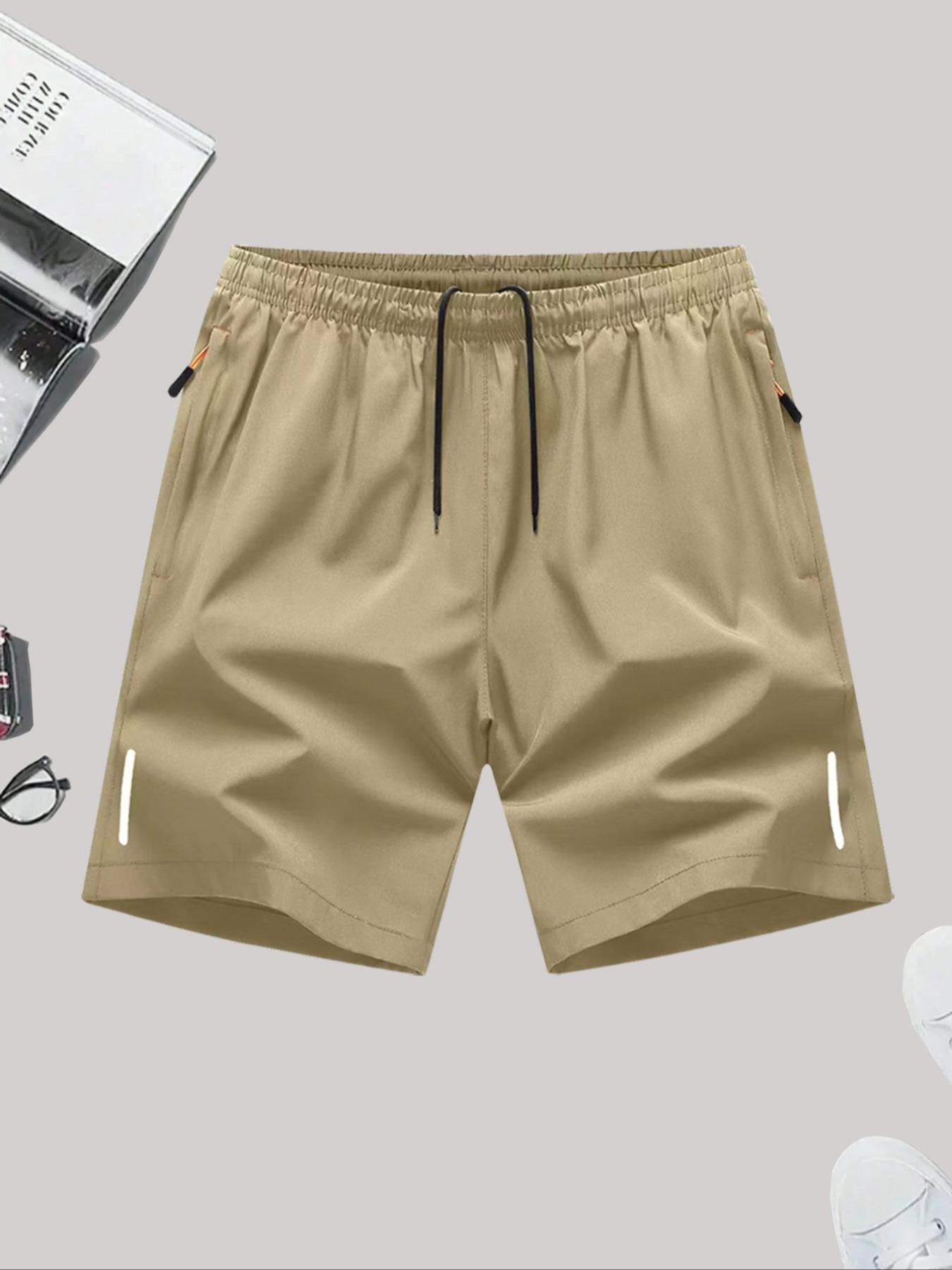 Men's Casual Sports Shorts, Quick-Drying Running Fitness Training Breathable Fashion Printed Knee Length Pants