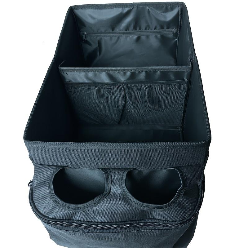 Large Capacity Foldable Oxford Car Seat Organizer Multifunctional Rear Seat Storage Box
