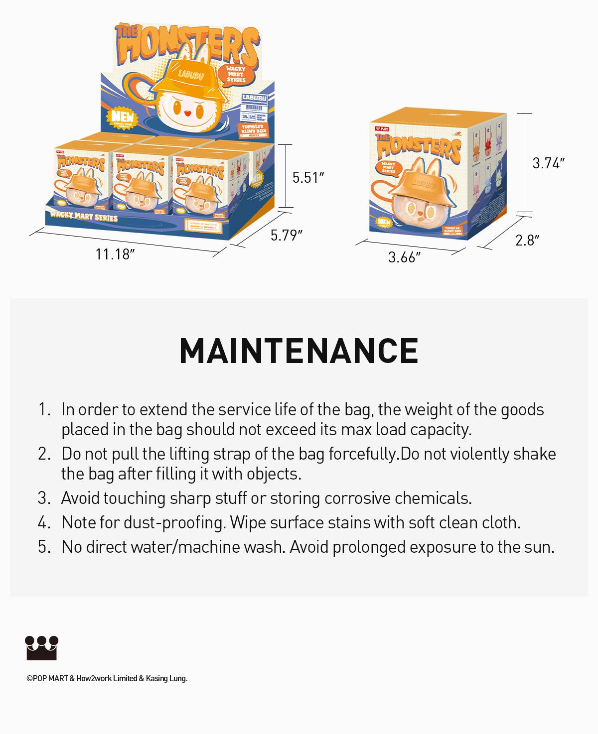POP MART THE MONSTERS Wacky Mart Series-Tumbler Blind Box POP MART THE MONSTERS Wacky Mart Series-Tumbler Blind Box