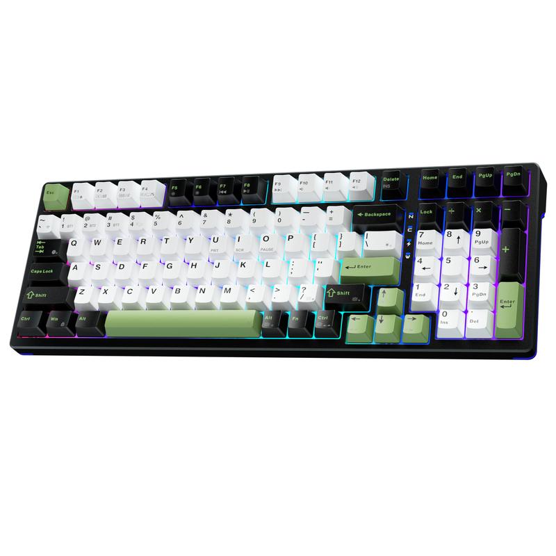 AULA F98X Wireless Full Size Mechanical Gaming Keyboard, Magnetic Switch, RGB Backlit, Tri-Mode BT5.0/2.4GHz/USB-C, Gasket Hot Swappable, Bluetooth office computer keyboard  boyfriend gift game keyboard computer accessories TikTokShopfalldealsforyou