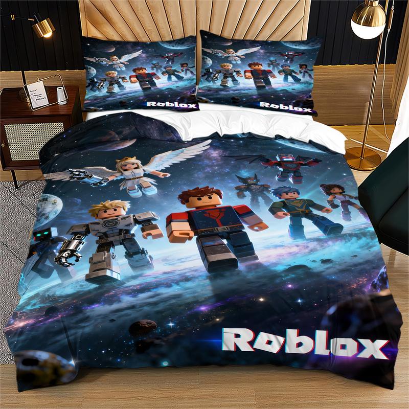 Roblox Pattern Soft Durable Bedding Set Includes 1 Duvet Cover And 1 Fhlh96nyum Resize Jpeg 800 800 