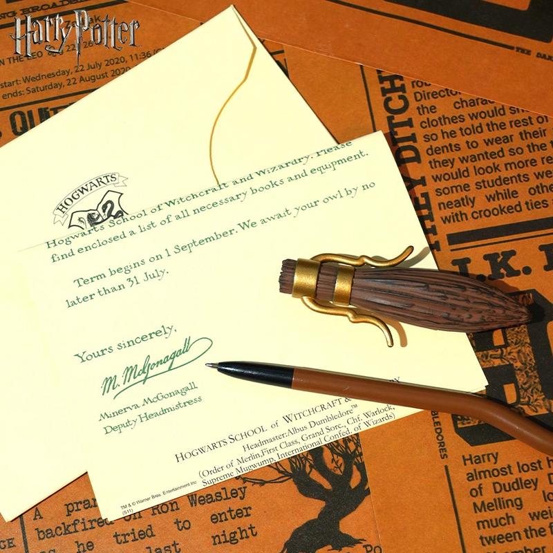 Harry Potter Officially Licensed Marauder's Map Stickers Nimbus 2000 Wand Pen Noble Collection Premium Replica Perfect for Parties Collector Gifts Hogwarts Stamping Movie Ticket Stubs Harry Potter The Sorcerer's Stone Movie 20th Anniversary Ticket Stubs