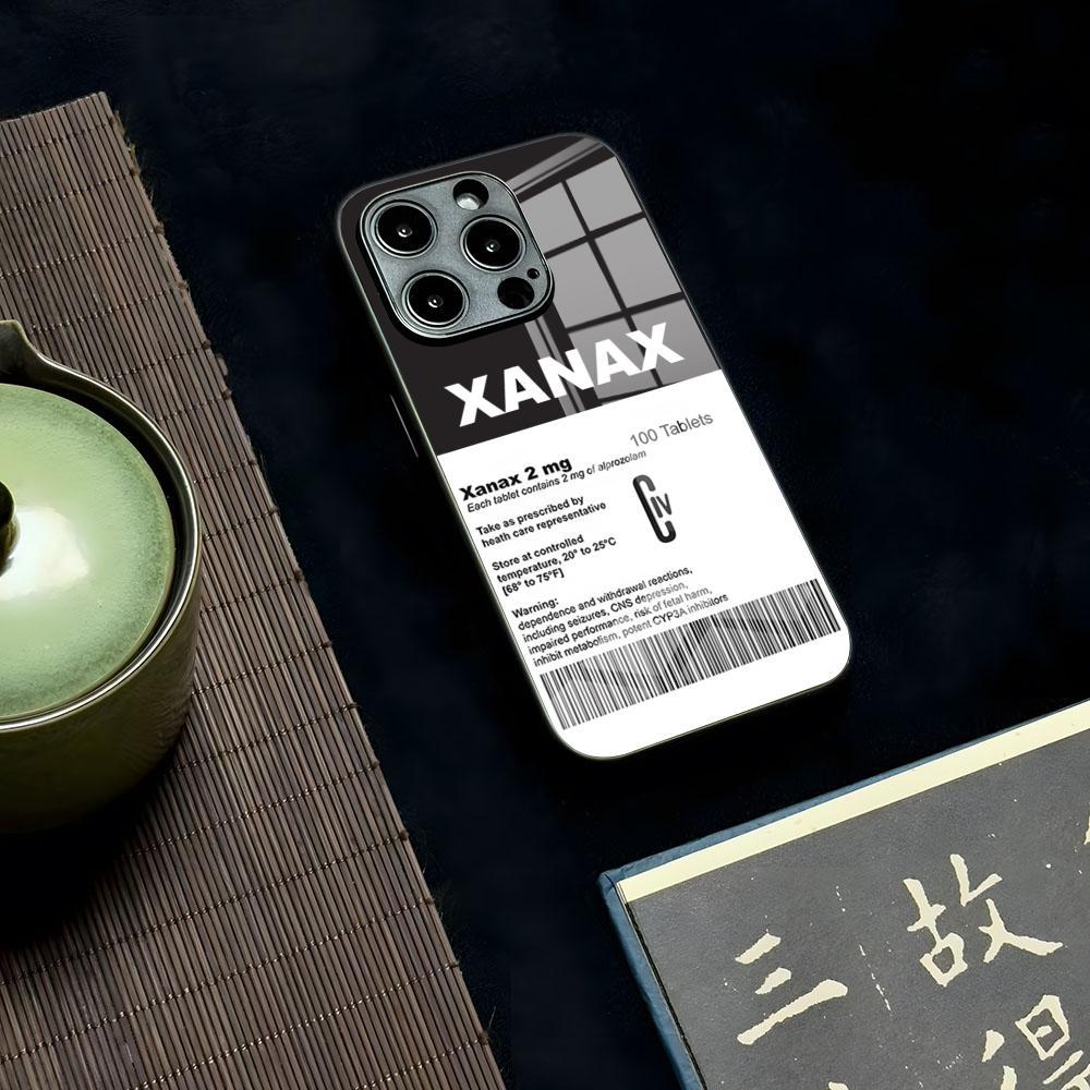 XANAXS Pattern Phone Case for Iphone 17 air 16 15 13 12 14 11 Pro Max Mini X Xr Xs 8 7 Puls 6 glass luxury coque