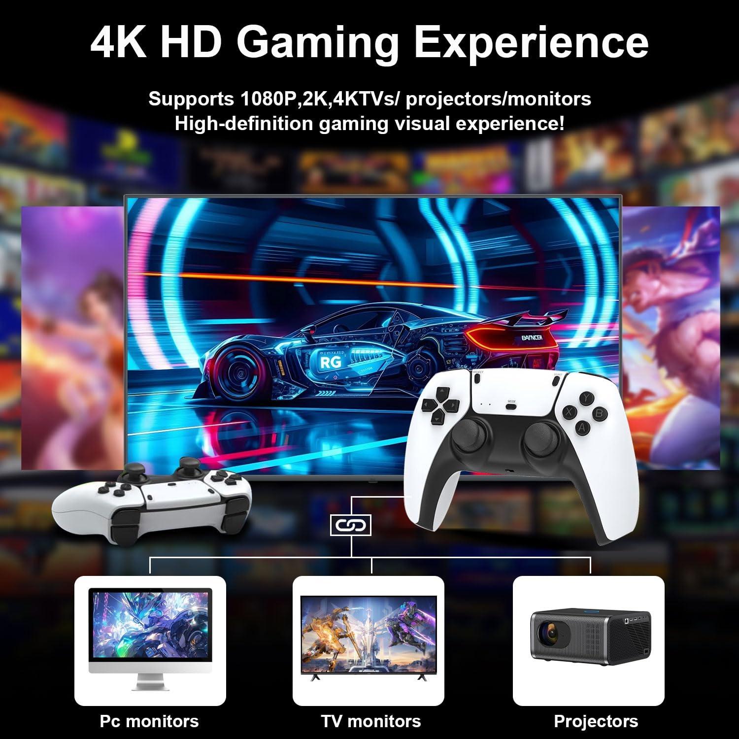 Portable Game Console Stick with Wireless Controller and HDMI Output, Perfect Gift for Friends and Family, Home Gaming Essential