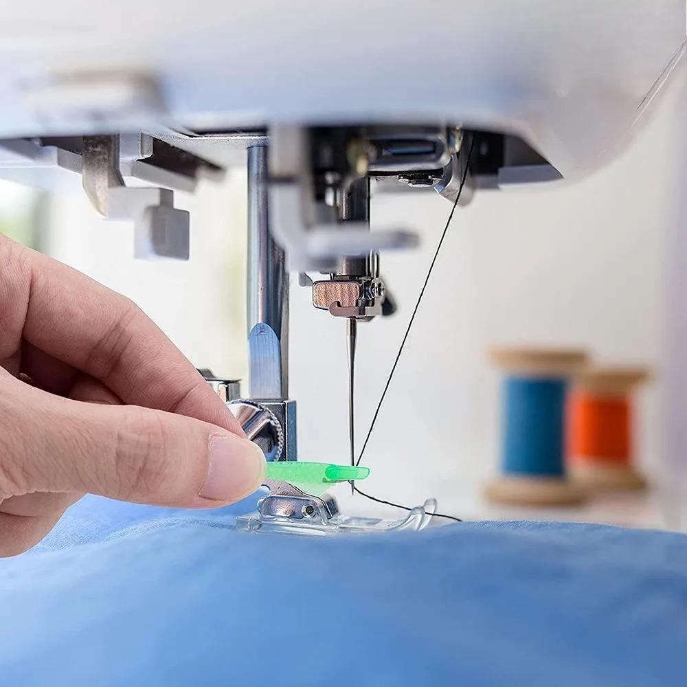 Easy Threading Tool for Sewing Machine: Quick Threader, Anti-Slip Needle Guide for DIY Crafts, Embroidery & Sewing Precision Kit, Elderly-Friendly Hand Sewing Aid, Home Sewing Accessories Set