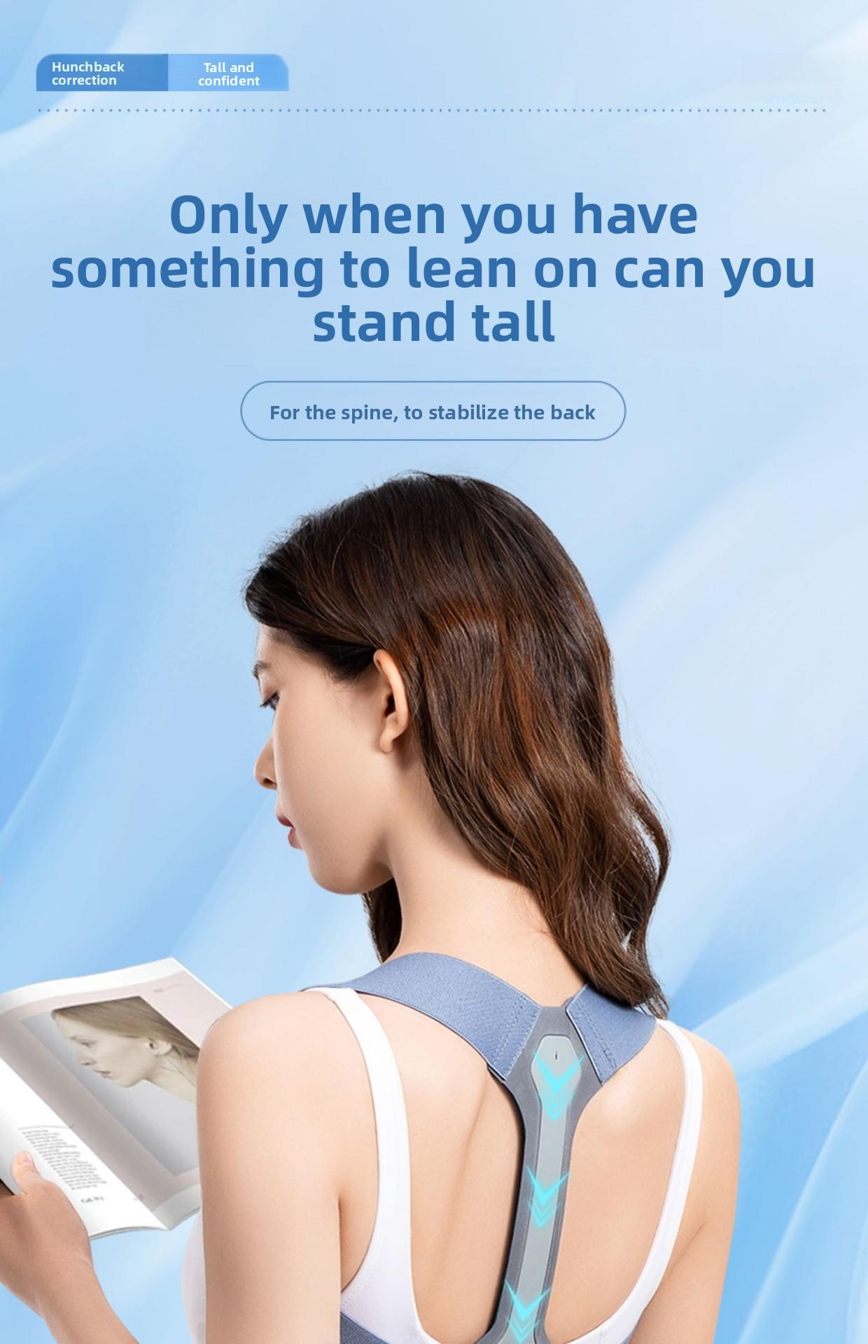 Humpback correction belt for adults, invisible shoulder and back corrector, posture correction device, spinal scoliosis straight back corrector