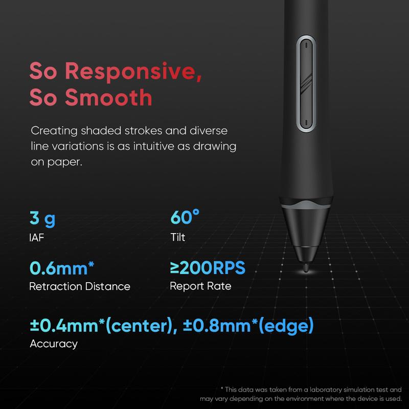 XPPen Artist 15.6 Pro V2 15.4-Inch Graphics Drawing Tablet 16384 Levels X3 Pro Stylus 60° Tilt Red Dial Full-lamination Anti-glare Flim