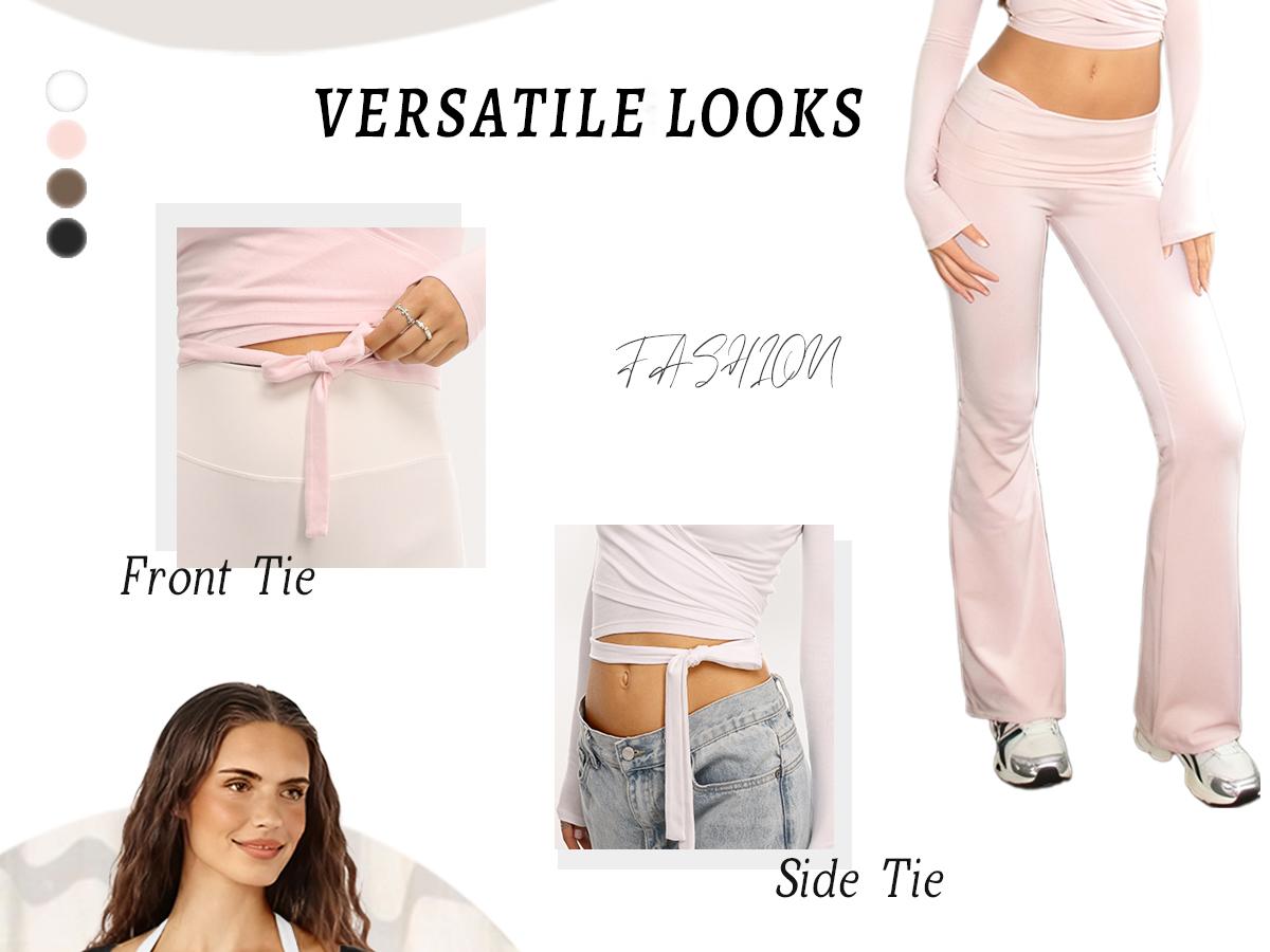 Danysu Ballet Wrap Tops Long Sleeve Cross Tie Crop Shirts for Women Deep V-Neck Dance Clothes Y2K Fall Cardigans