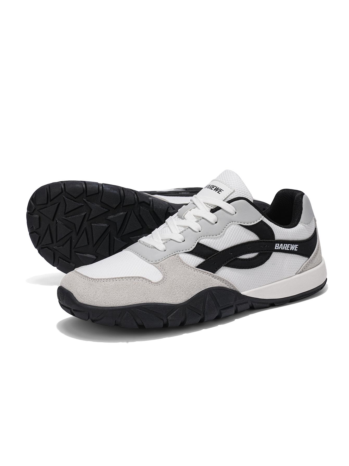 Barewe Wide Toe Box Sneakers for Men & Women, Zero Drop Barefoot Shoes, Lightweight Comfort for Daily Walking