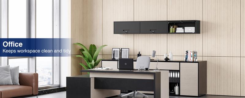 Yizosh Metal Garage Wall Cabinet with Doors, Wall Mounted Metal Storage Cabinet, Floating Garage Tool Cabinet for Garage, Basement, Kitchen, Warehouse ( 13.7" H)