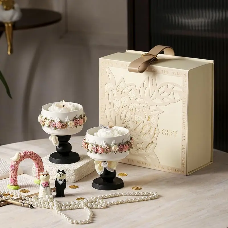 Fragrant Candle Gift Set, Long-Lasting Scent, Ideal for Wedding and Engagement Gifts, Perfect for Best Friends and Brides