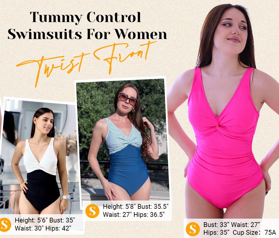 Holipick Women One Piece Bathing Suit Tummy Control Swimsuit Slimming Push Up Swimwear Long Torso Swimsuits for Women Monokini Swimsuits Sexy Full Coverage Swim Suit