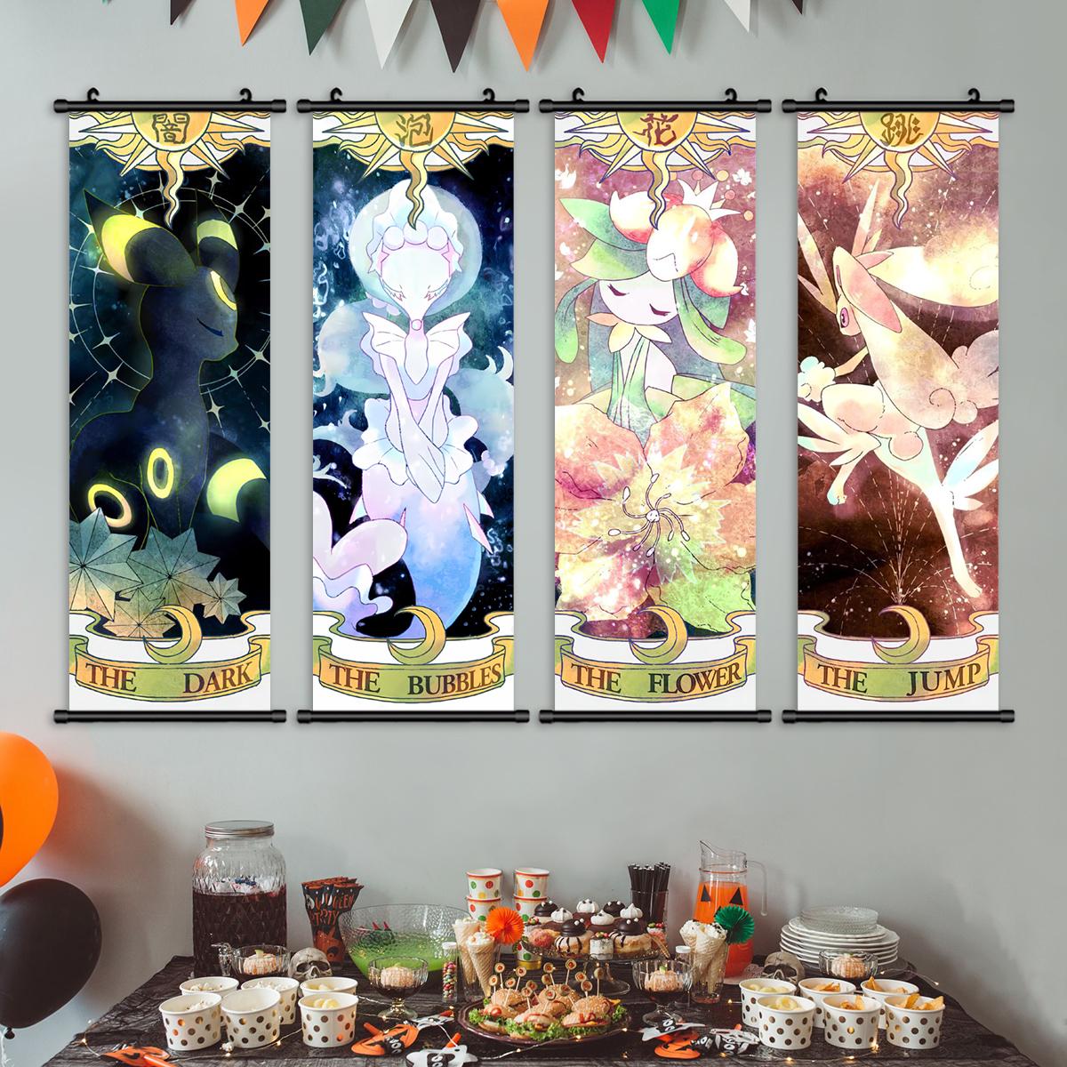 Cartoon Animal Pattern Wall Art, 4 Counts/set Cute Decorative Painting, Wall Decor for Home Living Room Bedroom Study Room