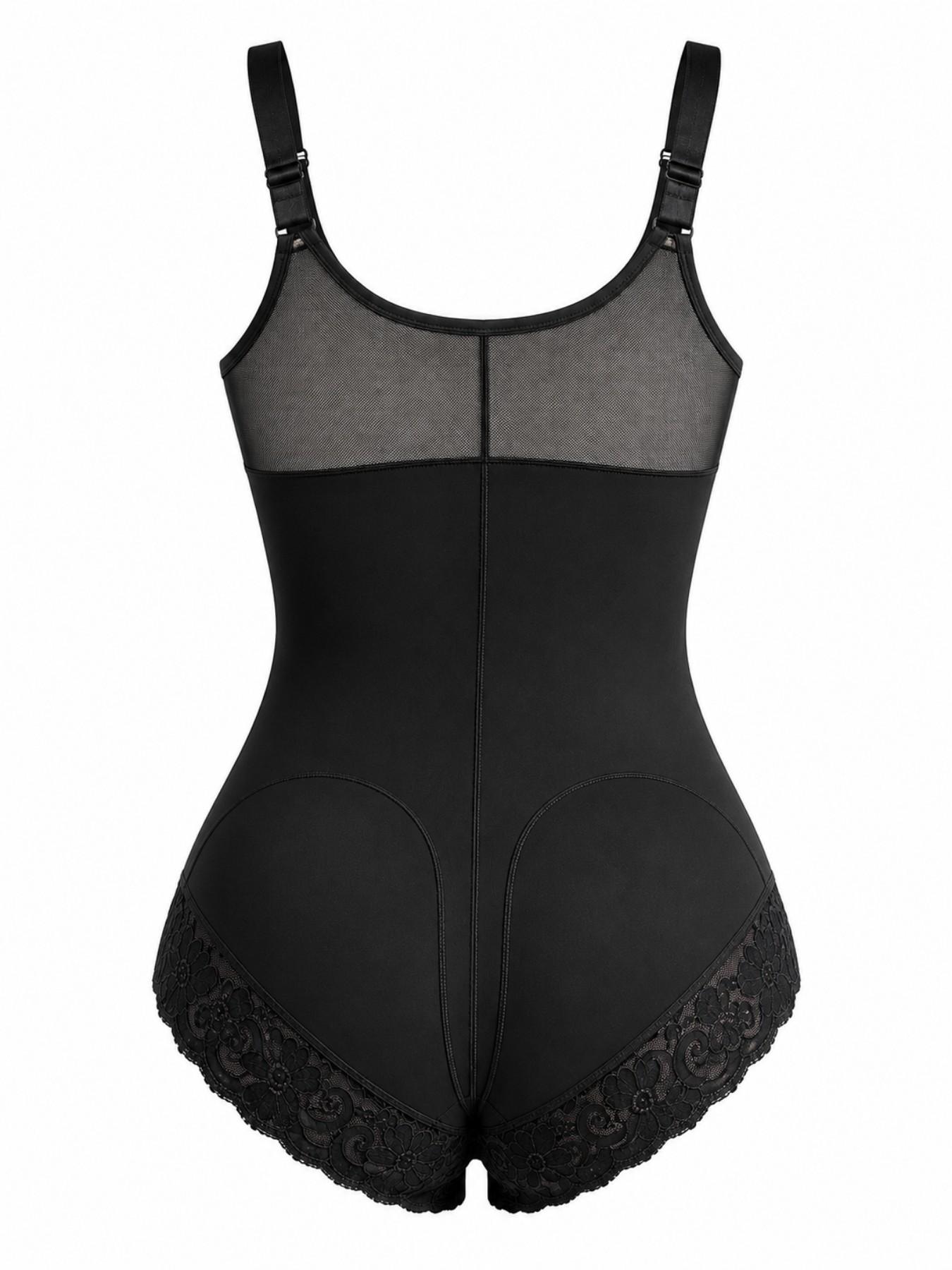 Women's Tight-Fitting Shapewear Bodysuit, Anti-Slip Shapewear, Fajas, Underwear, Compression Body Shapewear, Butt Lifting And Tummy Control Bodysuit, Colombian Shapewear, Adjustable Shoulder Straps And Crotch Zipper Full Body Shaper, Daily,Sport
