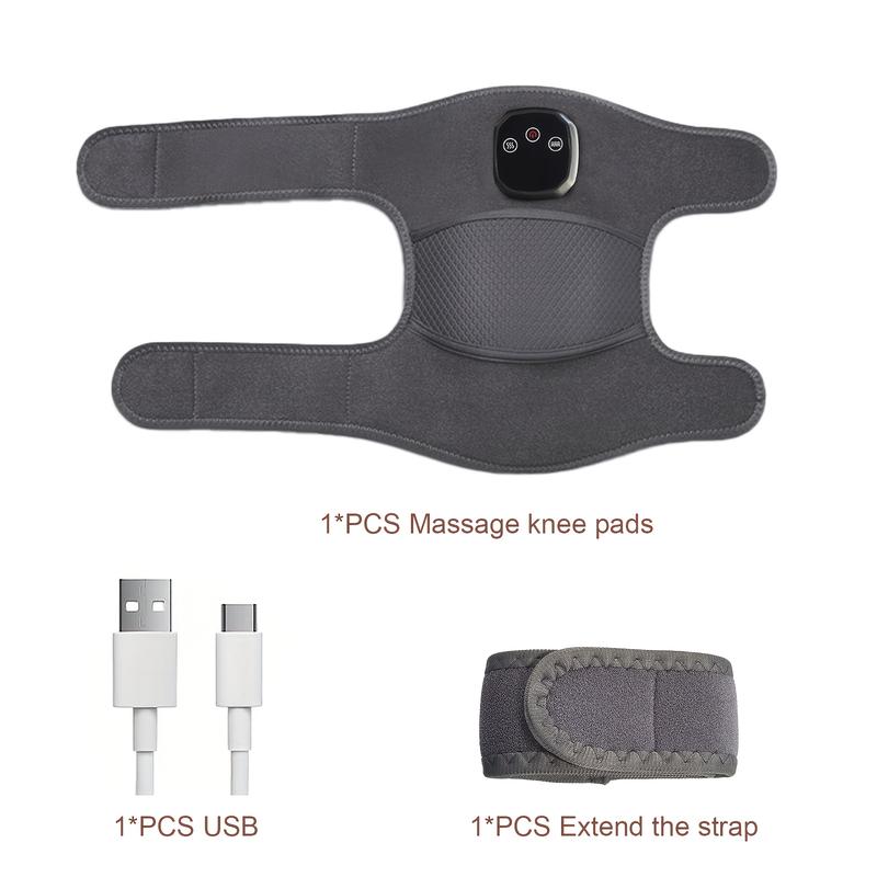 3-in-1 Heated Shoulder & Knee Massager – USB Rechargeable, Multi-Function Heating Pads for Men & Women, Relief for Shoulders, Legs & Fatigue Reduction Comfort Adjustable