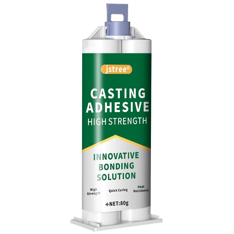 Jstree High-Temperature Metal Repair Adhesive, Cast Iron Aluminum Stainless Steel Strong Welding Glue, Waterproof Oilproof Leak Sealant 80g