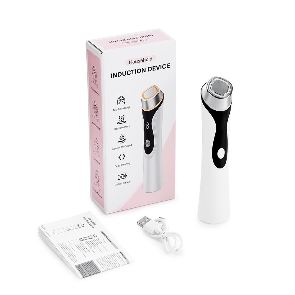 Four-In-One Multi-Function Microcurrent Beauty Device, 4 Color LED Light Skincare Instrument, Facial Massage for Tightened Skin, Best Gift for Women