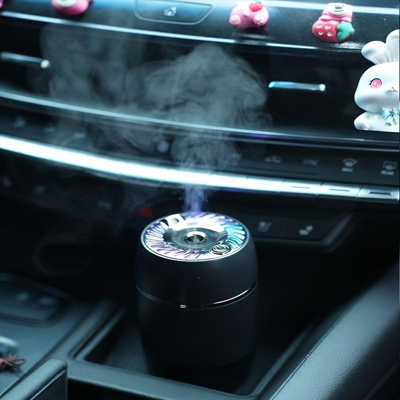 USB Rechargeable Mini Humidifier & Aromatherapy Diffuser with Colorful LED Lights, Portable Bedroom Decor Air Purifier Ideal Holiday Gift