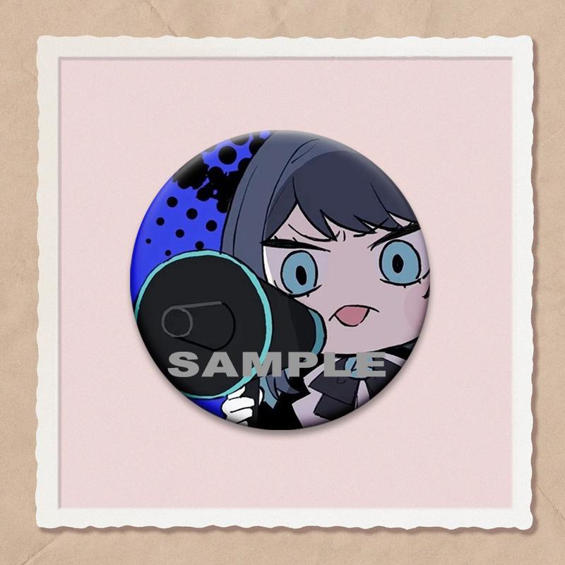 32/44/58mm Ado Kyogen X Uta Enamel Pins I Love Ado Vintage Anime Brooch Creative Badge for Hat Bag Decoration Fans Collect Gifts