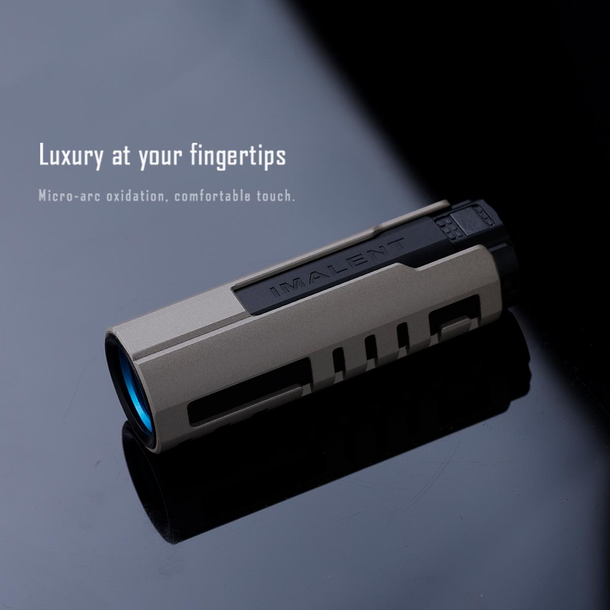 IMALENT LD35 EDC Flashlight 1200 Lumens with Type-C Charging Box, Powered by Rechargeable Battery, Waterproof for Camping, Emergencies, and Outdoors survival supplies