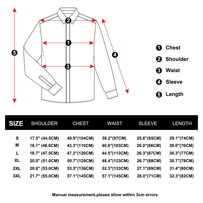 AILISUS Men's Paisley Dress Shirt Long Sleeve Wrinkle Free Button Down Cowboy Shirts Casual Formal Regular Fit Black Menswear Business Work Basic Men Tops AILISUS Men's Paisley Dress Shirt Long Sleeve Wrinkle Free Button Down Cowboy Shirts Casual Formal Regular Fit Black Menswear Business Work Basic Men Tops