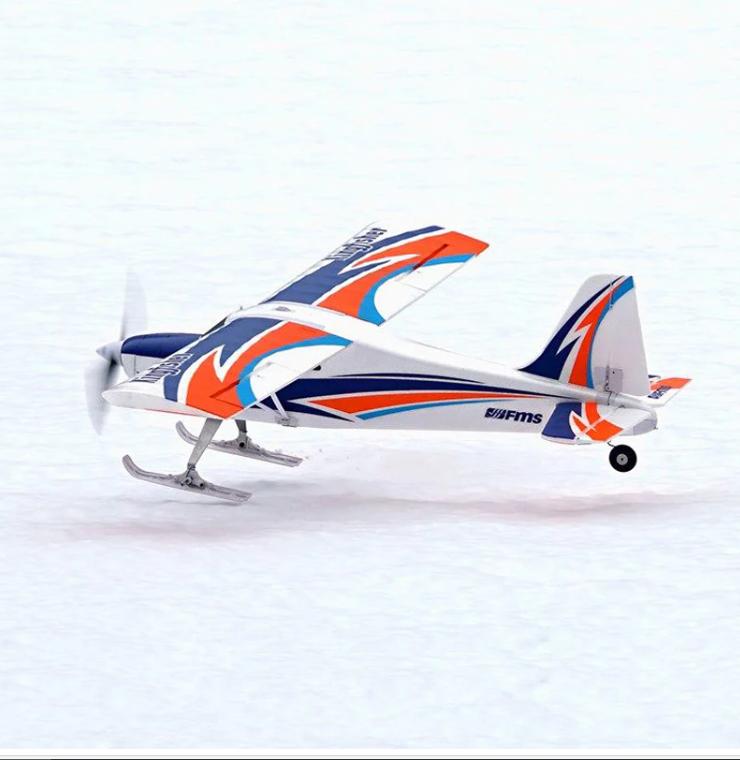 FMS 1400mm Kingfisher RTF/PNP with Reflex V3, Wheels, Floats, Skis, Flaps（RTF = plane, remote, battery, battery charger，PNP = plane only）