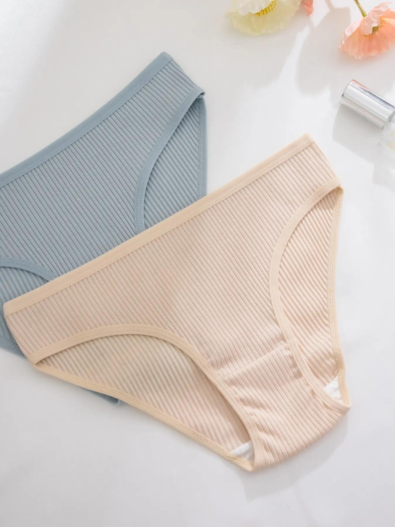 Women's Comfortable Pure Color Low Waist Thong Panties, Pack of 18, Soft Breathable Fashion Comfy Underwear for Daily Wear, Ladies' Intimate Apparel