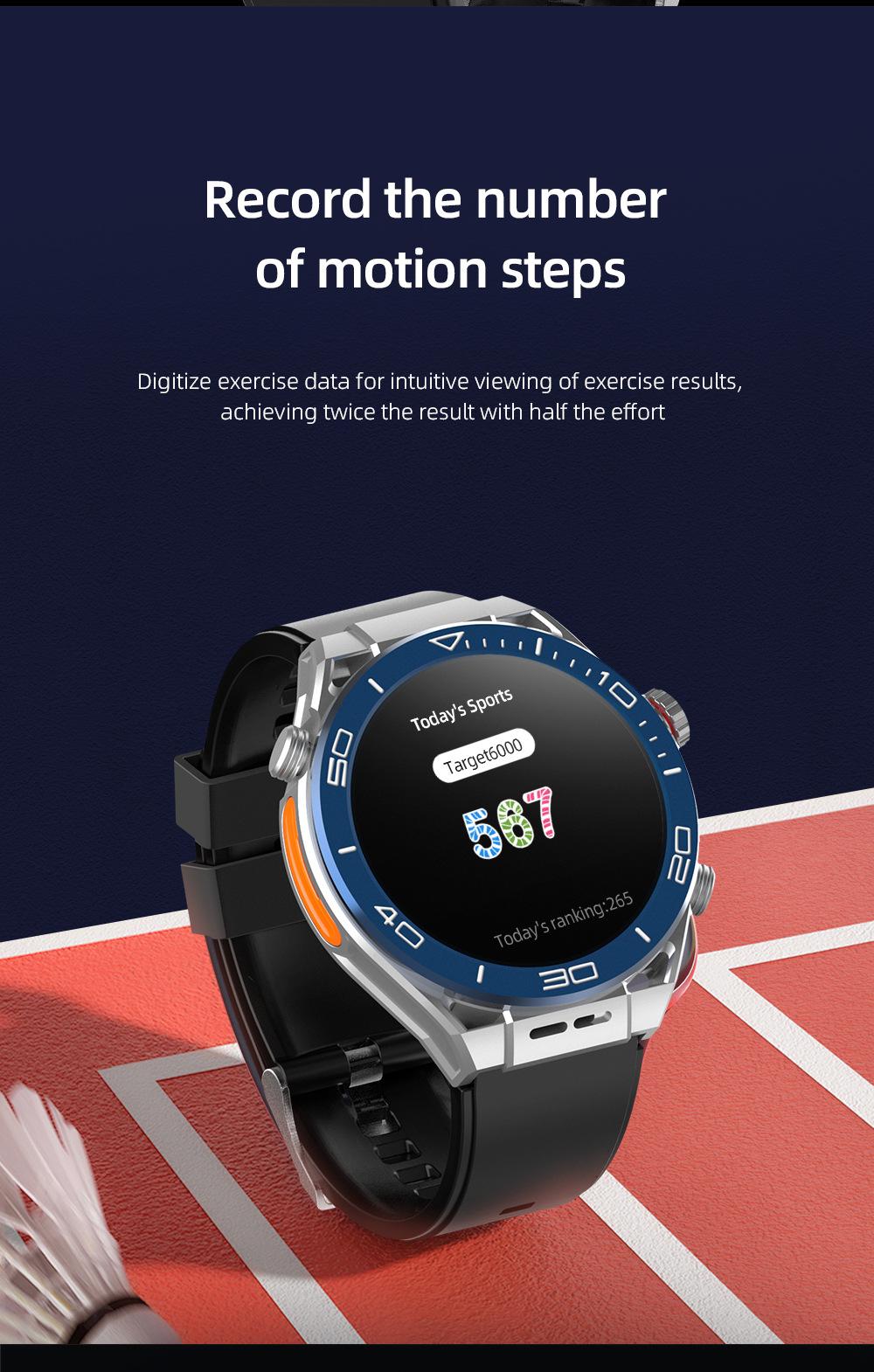 1.52in Round Screen Metal Smartwatch - Card-Slot Wearable Tech Device, Foreign Trade Version 2+16G Single Camera Digital Camera, X5 Model Health Tracker, Hot TikTok Party Toy