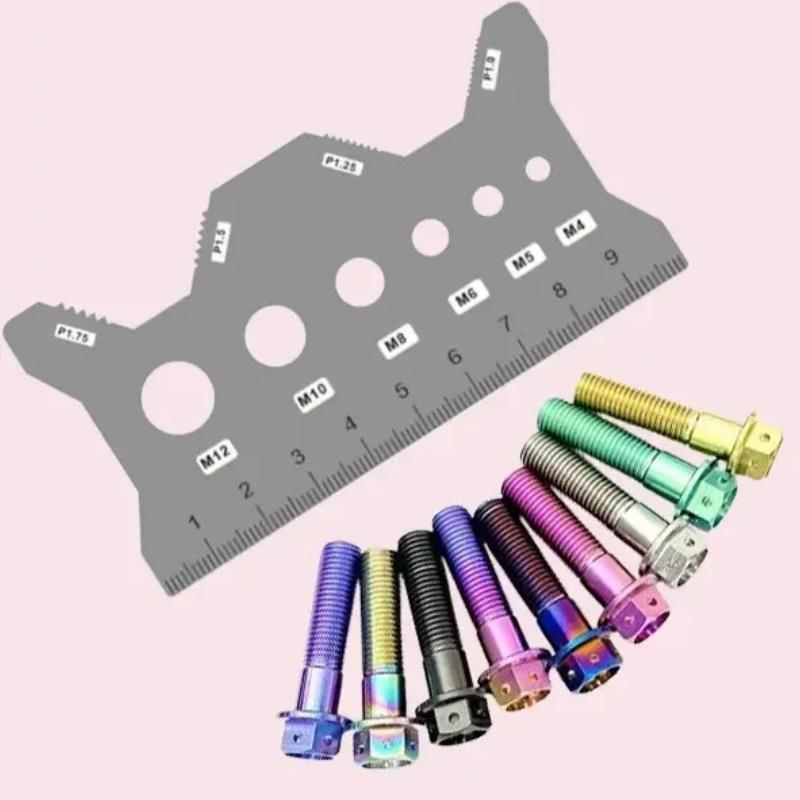 Precision Screw Measurement Tool, Accurate Reliability Accuracy Convenience Screwdriver Gauge for DIY Projects, Essential Hand Tools for Home Repair & Construction