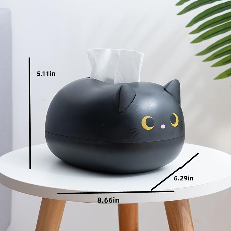 Kawaii Cat Paper Towel Holder, Kitchen Napkin Storage Box, Toilet Paper Box, Desktop Hygiene Stand, Home Decor Accessory