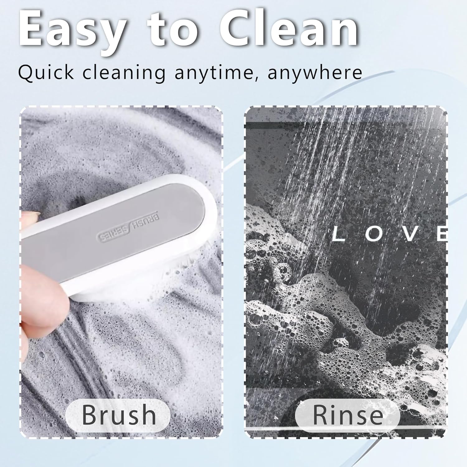 Modernized Magic Mat Bathroom,Rubber Quick Dry Bath Mat,Absorbent Mat Non-Slip Bathroom Rug Set Backed for Bathroom Kitchen Shower Sink