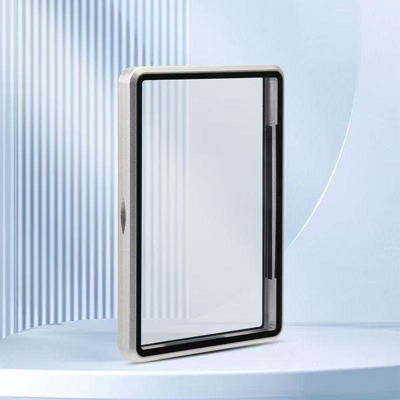 One Magnetic Trading Card Protective Holder with Metal Touch Frame Fits PRO 35PT Card Bricks, Ultra HD Glass, Pro-Craftsmanship, Light And Scratch Resistant Card Display Storage, Suitable for Baseball Football Sports Game Cards